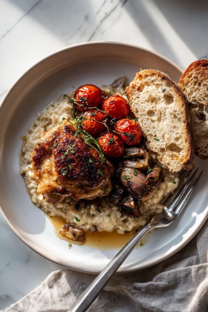 Martha Stewart Easy Chicken Thighs Cherry Tomatoes And Pernod Recipe