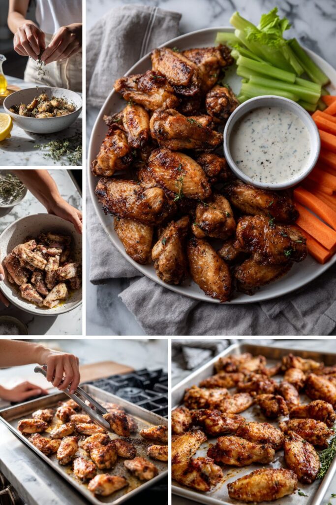 Martha Stewart Emerils Oven Roasted Chicken Wings Recipe
