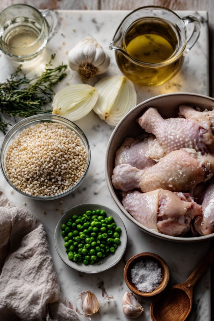 Martha Stewart Garlic Chicken Barley Recipe