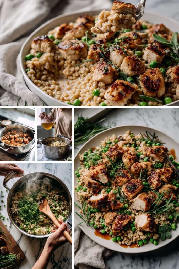 Martha Stewart Garlic Chicken Barley Recipe