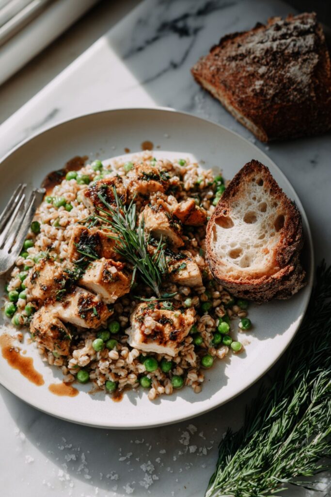 Martha Stewart Garlic Chicken Barley Recipe