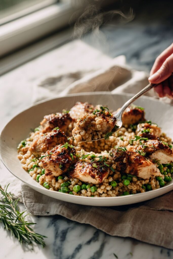 Martha Stewart Garlic Chicken Barley Recipe