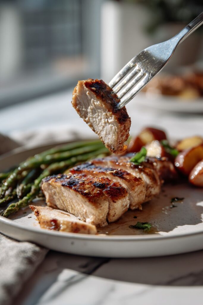 Martha Stewart Garlic Marinated Chicken Cutlets With Grilled Potatoes Recipe