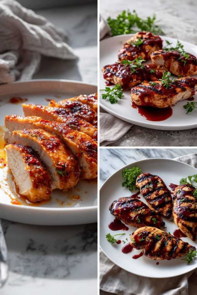 Martha Stewart Grilled Chicken Breasts With Barbecue Sauce Recipe